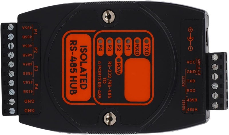 يوسو محول محور RS-485 الصناعي مع وحدة حماية رباعية الاتجاهات لنقل البيانات عالي السرعة في تطبيقات الشبكات الصناعية - مصمم لصناعات السكك الحديدية والأتمتة - Image 1