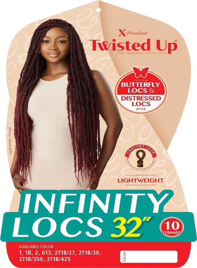 x-pression Outre x-pression Twisted Up - Infinity Locs - 32" (DARK BROWN 2) - Image 3