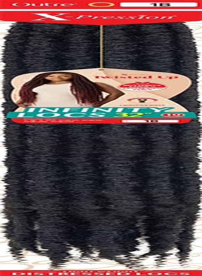 x-pression Outre x-pression Twisted Up - Infinity Locs - 32" (DARK BROWN 2) - Image 2
