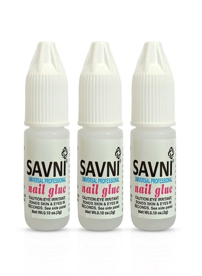 Savni 3 pieces of 3 gm nail glue for nail art - Image 1