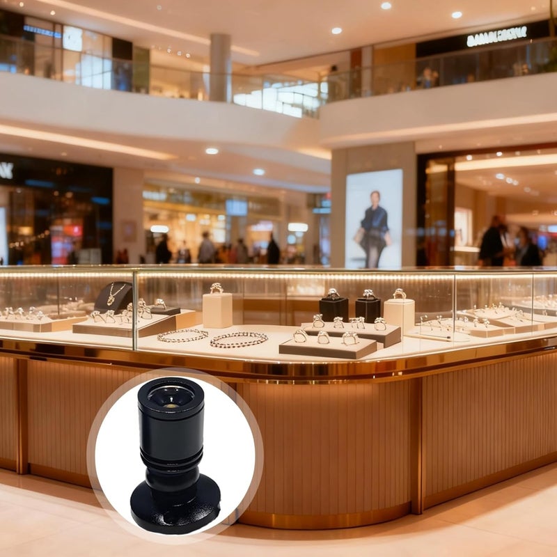 10 قطع مصابيح ليد صغيرة USB 5 فولت، مصابيح عرض خزائن 1 واط قابلة للدوران 360 درجة، أبيض دافئ، يتضمن كابل 4.9 قدم / 1.5 متر - Image 4