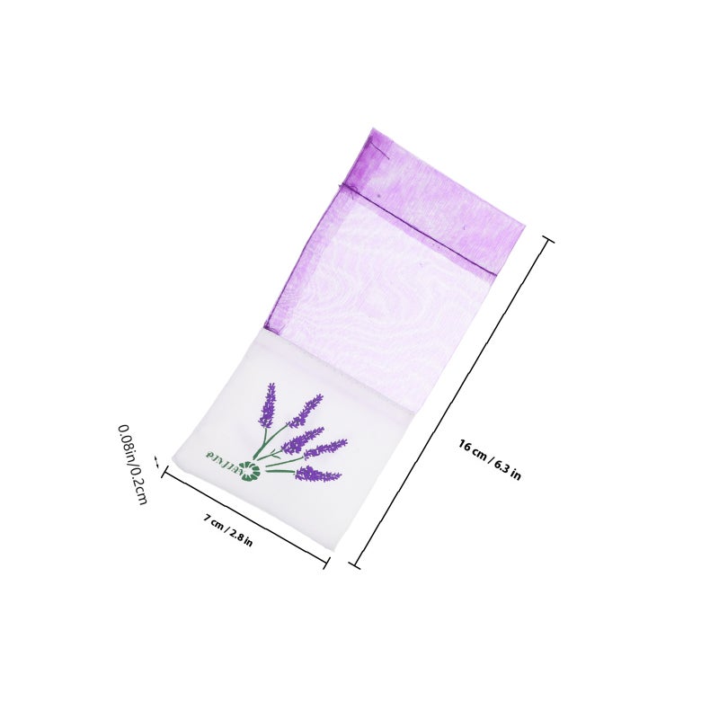 Empty Sachet Bag Dried Flower Storage Bag Breathable Scented Flower Wrapping Bag Rectangular Cotton Fabric Gift Packaging 15Pcs - Image 2
