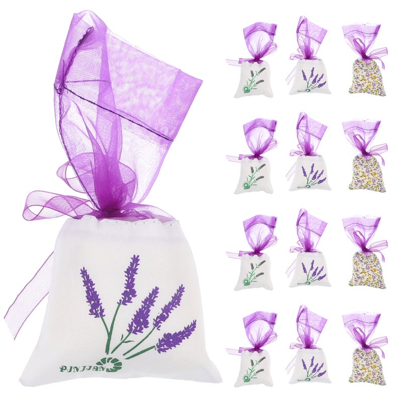 Empty Sachet Bag Dried Flower Storage Bag Breathable Scented Flower Wrapping Bag Rectangular Cotton Fabric Gift Packaging 15Pcs - Image 1