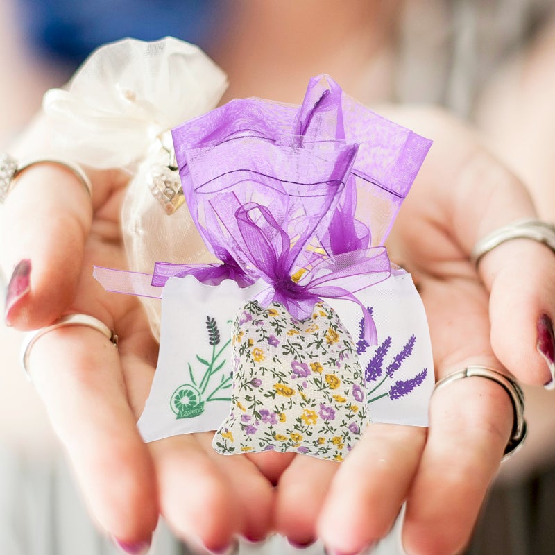 Empty Sachet Bag Dried Flower Storage Bag Breathable Scented Flower Wrapping Bag Rectangular Cotton Fabric Gift Packaging 15Pcs - Image 5