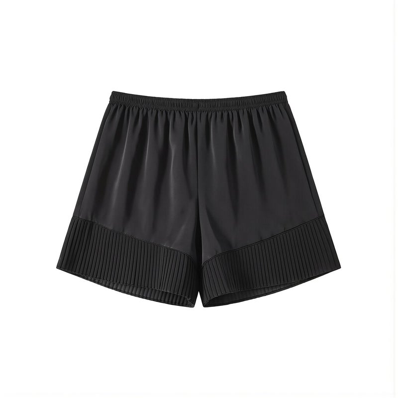Plus Size Loose Women Safety Shorts Anti Chafe Ice Silk Cooling Under Dress Short - Image 1