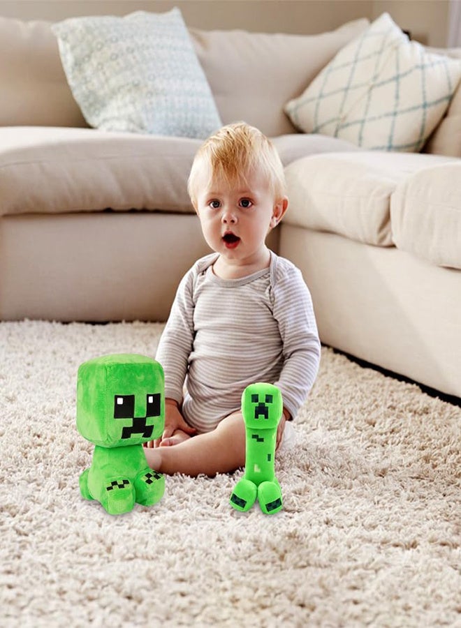 رات سو دميه محشوه كريبر بارتفاع 18 سم، لعبة ناعمة خضراء، هدية لطيفة للأطفال، شخصية قابلة للجمع مستوحاة من الألعاب - Image 3