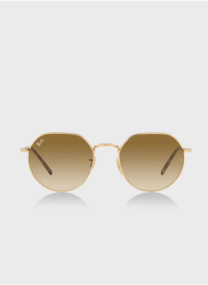 Ray-Ban 0Rb3565 Jack Irregular Sunglasses