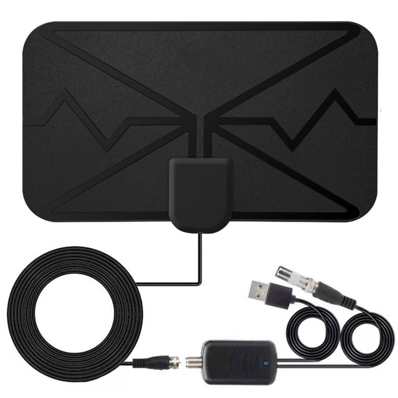 3600 Miles 4K Digital Indoor TV Antenna with Signal Amplifier DVB-T HD TV Digital Antenna for More Channels - Image 1