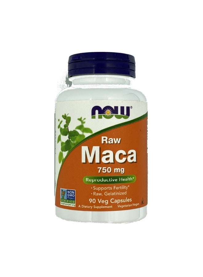 Now Foods Maca 750 mg (6:1 Conc) - 90 vcaps