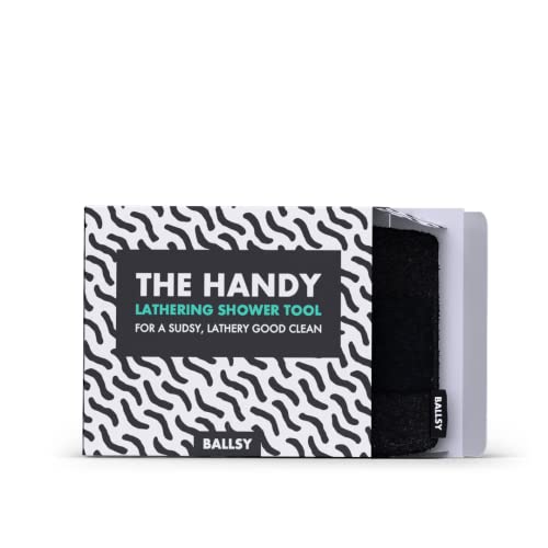 Ballsy Handy Shower Tool - Sponge for Generating Extra Suds, with Gently Exfoliating Design - Image 2