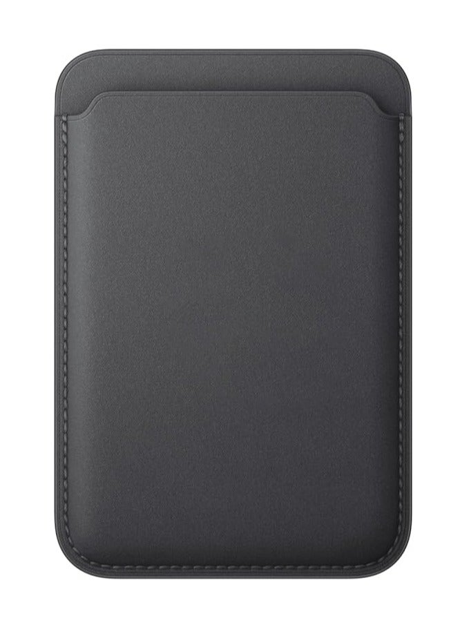 Magsafe Wallet Compatible with iPhone 16 & iPhone 15 Pro Max MagSafe Secure Credit Card Holder Vegan Leather Magnetic Card Wallet Holder Apple iPhone 16,15,14,13,12 Compatible  - Image 1
