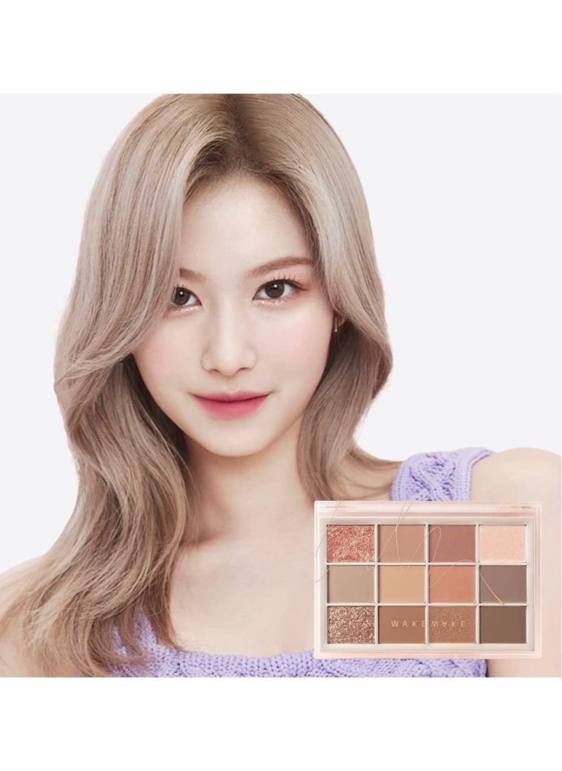 WAKEMAKE - Wakemake Soft Blurring Eye Palette 04 Coral Blurring - Image 1