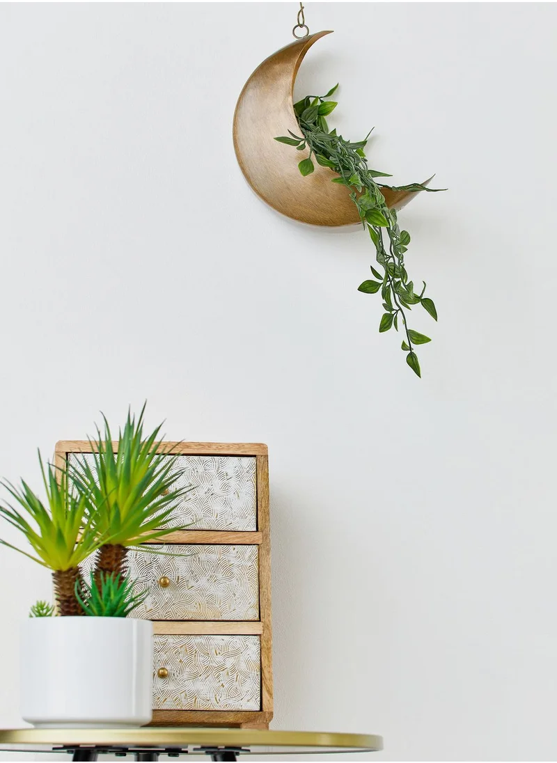 Sass & Belle Celestial Moon Hanging Planter
