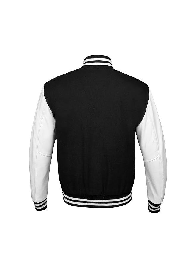Generic - Unisex Varsity Jacket - Premium Quality, Multiple Color Combinations - Retro Style College Jacket for Men & Women - Image 1