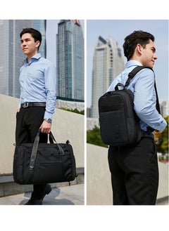 ARCTIC HUNTER Foldable Travel Duffel Bag with Shoes Compartment, Large Sport Hand Bag for Men and Women, Black  - Image 2