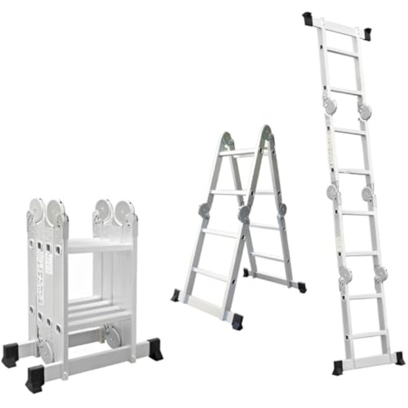 7 Steps Aluminum Folding Ladder - Image 2