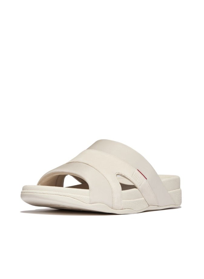 FitFlop 049-823 Fitflop Men Sandals Freeway Iii Mens Leather-Mix Slides - Paris Beige GV4-A99 Beige  - Image 1