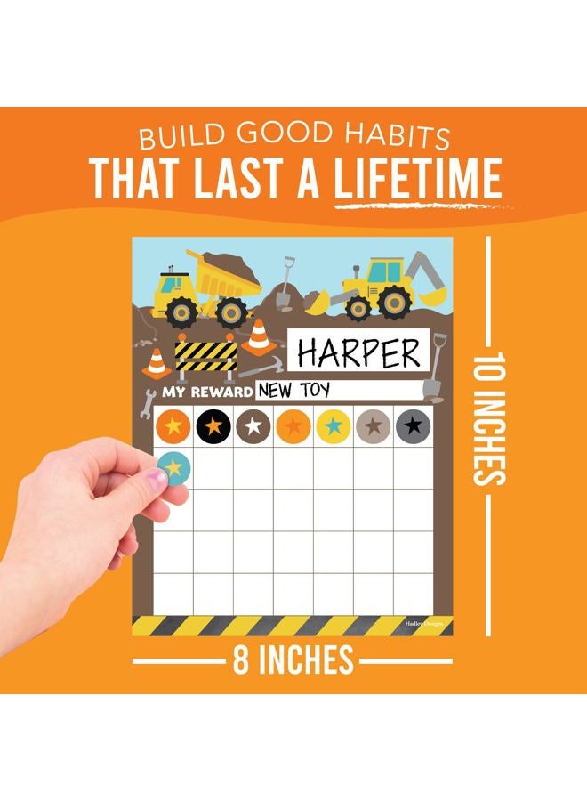 Hadley Designs 25 Construction Reward Sticker Chart For Kids Behavior Chart For Classroom - Classroom Incentive Chart For Classroom Reward Chart For Kids Behavior, Star Chart For Kids Behavior Chart For Kids - Image 5