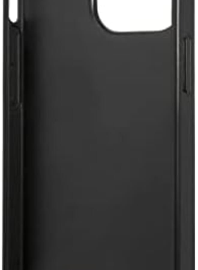Pu Flower Mono With Ikonik Stitched Patch Hard Case For Iphone 13 Pro Grey - Image 2