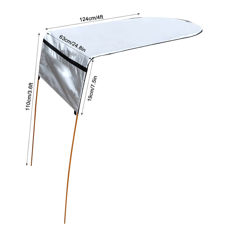 Kayak Boat Canoe Sun Shade Canopy for Single Person - Image 3