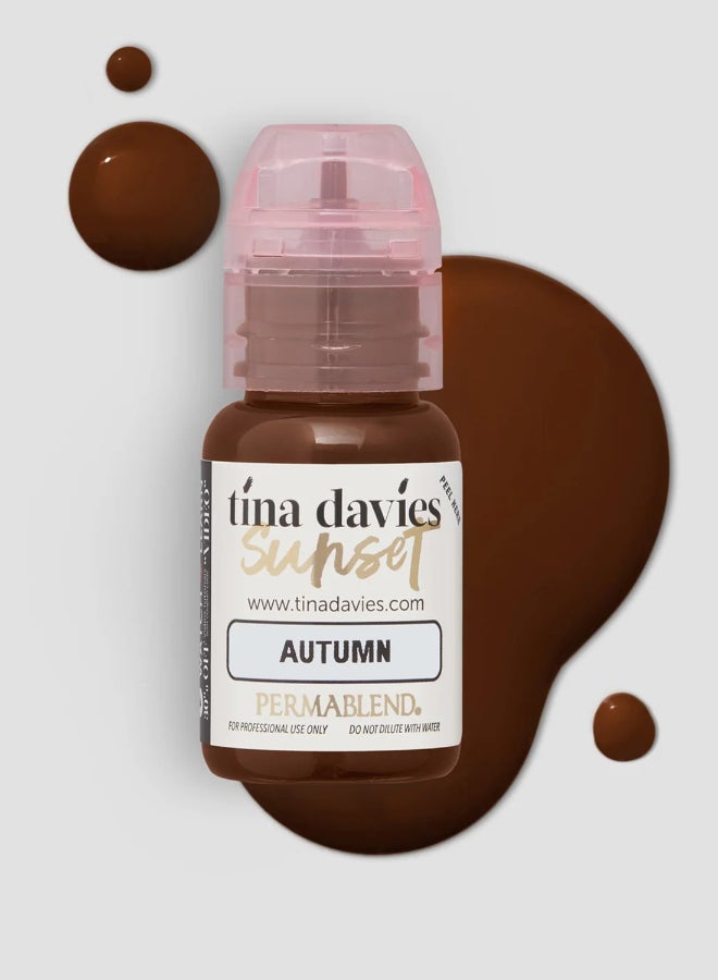 Perma Blend مجموعة صبغات الحواجب الدائمة الاحترافية من صن سيت 4x15 مل - Image 4