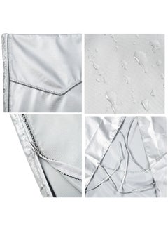 Arabest Washing Machine Cover Durable Thicker Fabric 2 Zippers Design for Convenient Use Fit Most Top Load or Front Load Washers/Dryers  - Image 5
