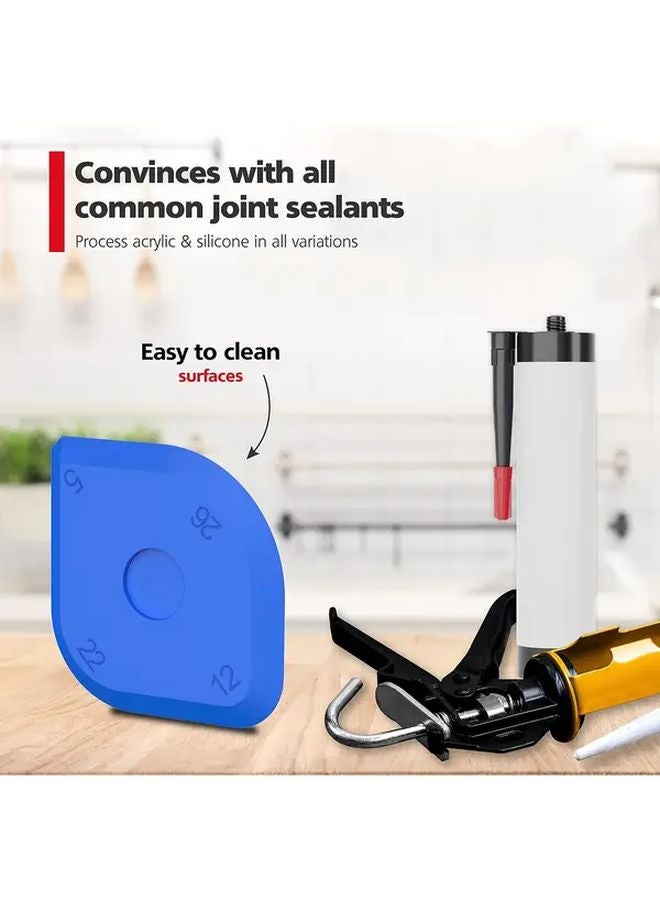 Blue Professional Silicone Sealant Applicator Kit 23 Nozzles 5 Tools Storage Box - Image 5