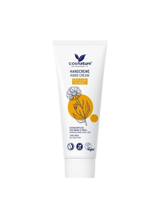 cosnature Ringelblume Handcreme 75 ML | Natural Vegan – Soothes, Moisturizes & Protects Hands – Made in Germany - Image 1