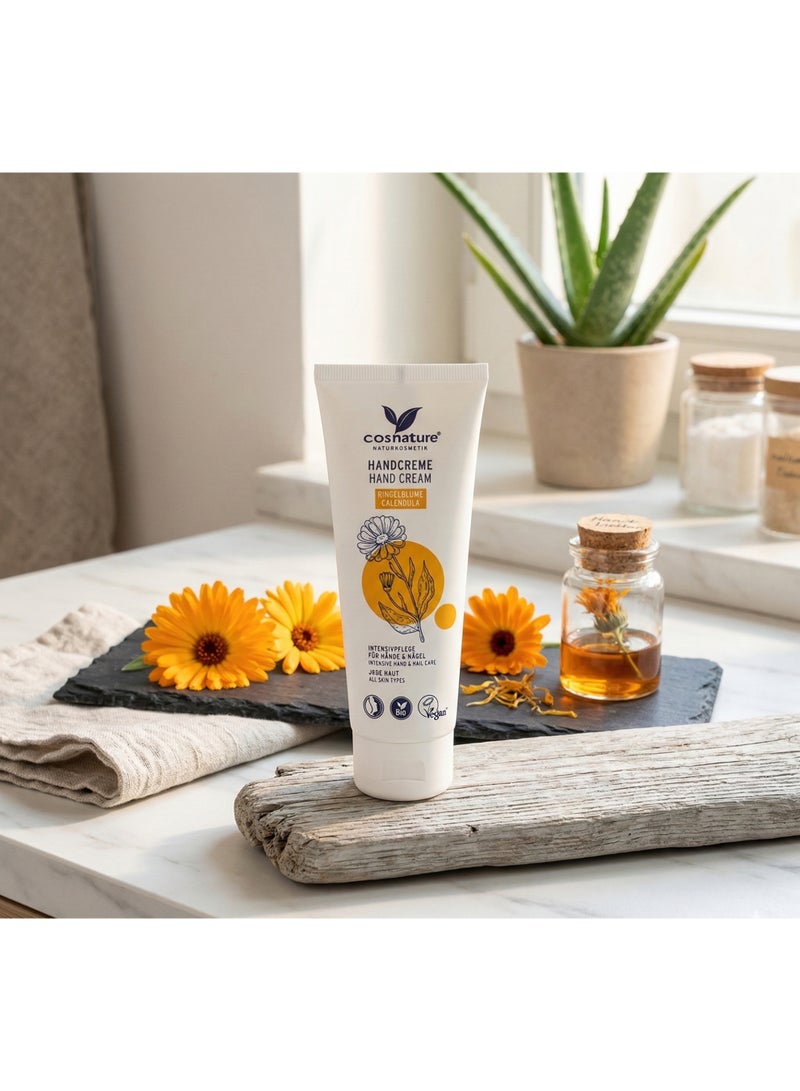 cosnature Ringelblume Handcreme 75 ML | Natural Vegan – Soothes, Moisturizes & Protects Hands – Made in Germany - Image 2