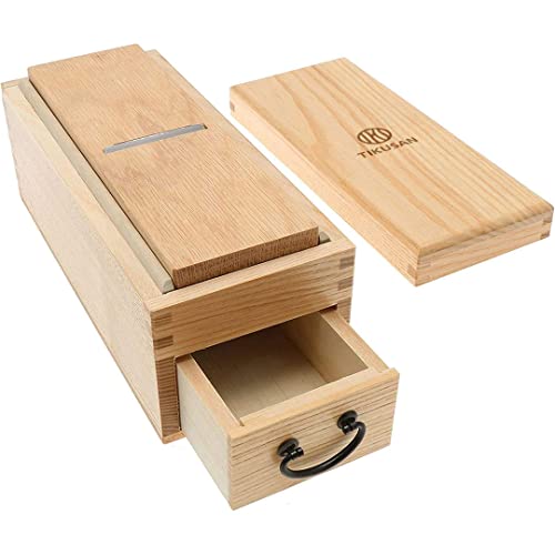 TIKUSAN Dried Bonito Katsuobushi Shaver Box Made in Japan Smoked Bonito Block Kezuri Grater - Image 1