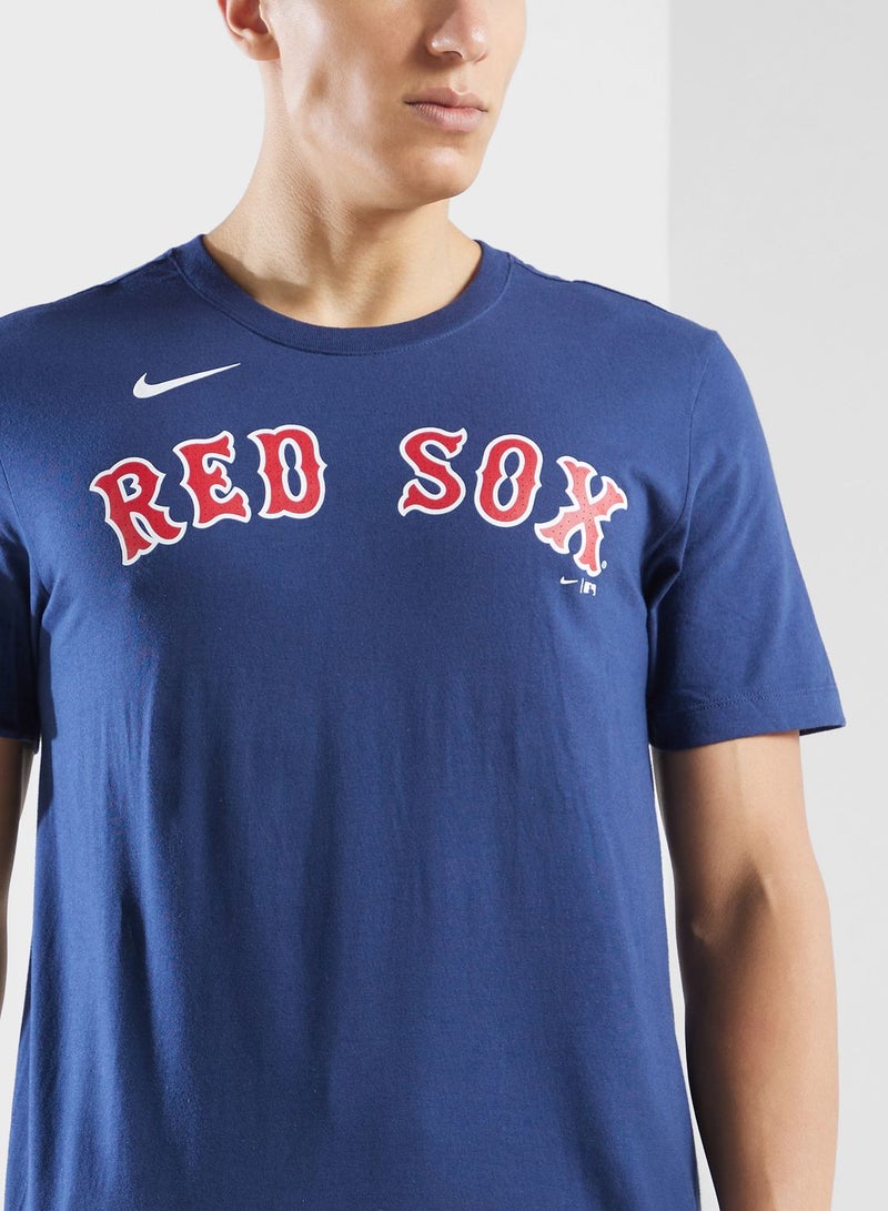 Nike Boston Red Sox Wordmark T-Shirt - Image 3