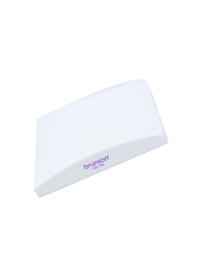 brunson 1 Pieces Nail File, Professional Double Sided Buffer Block Emery Board, Manicure Pedicure Tool - SEB-321W-1 - Image 3