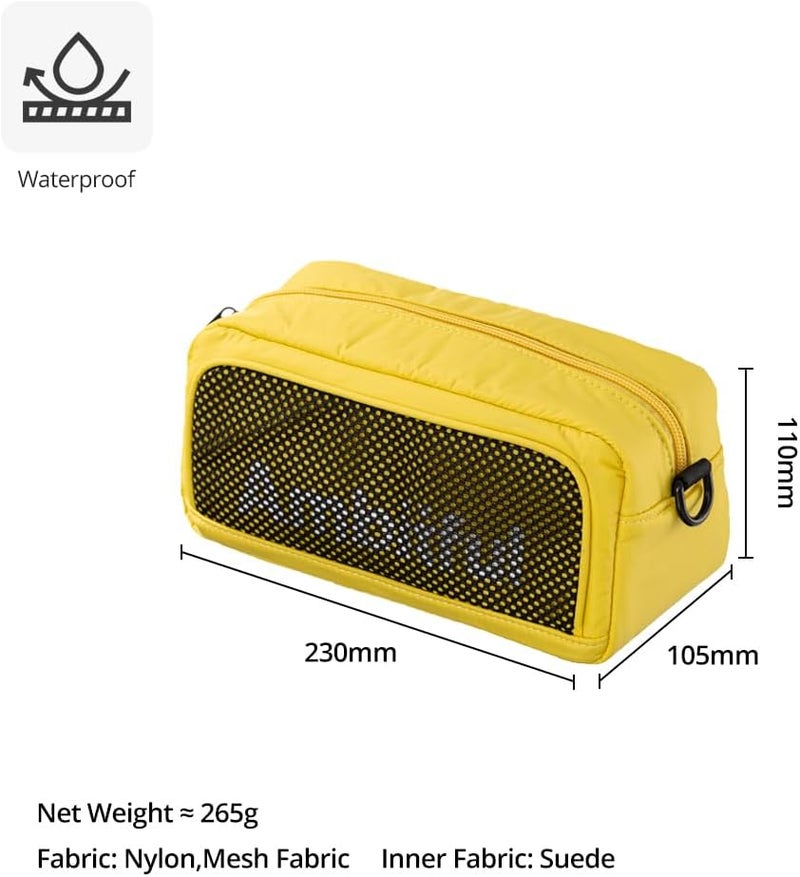 AMBITFUL Neo One N1 Camera Organizer Bag | Multifunctional Hanging & Shoulder Pouch for Accessories, SD Cards, Batteries | with Strap & Internal Divider, yellow - Image 2