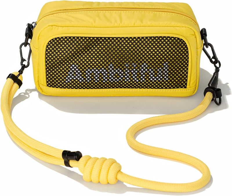 AMBITFUL Neo One N1 Camera Organizer Bag | Multifunctional Hanging & Shoulder Pouch for Accessories, SD Cards, Batteries | with Strap & Internal Divider, yellow - Image 1
