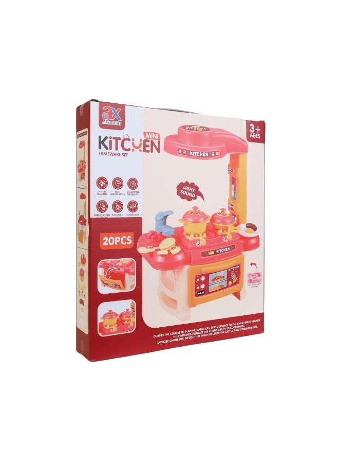 كيتشين سيت مطبخ اللعب الصغير - 20 قطعة - Image 3