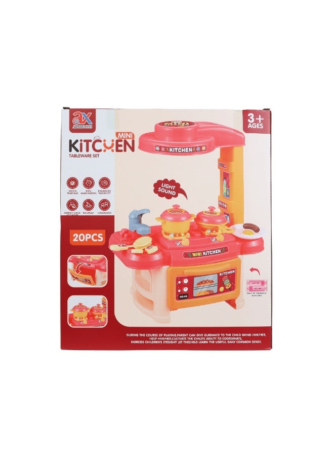 كيتشين سيت مطبخ اللعب الصغير - 20 قطعة - Image 2