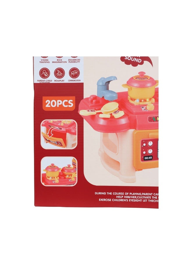 كيتشين سيت مطبخ اللعب الصغير - 20 قطعة - Image 1