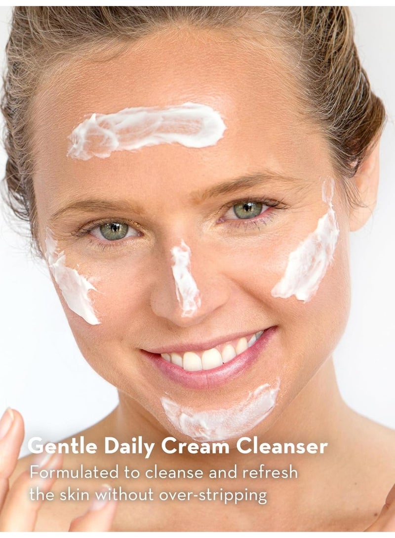 SONAGE Hydrating Facial Cleanser for All Skin Types | Gentle Cream Face Wash & Makeup Remover with Aloe, Chamomile & Vitamin E | Non-Stripping, Moisturizing Daily Cleanser - Image 4
