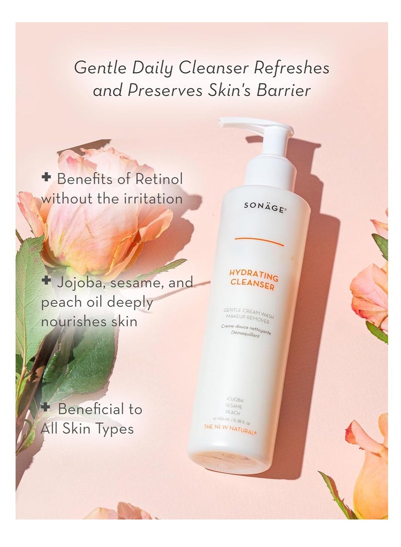 sonage SONAGE Hydrating Cleanser | Daily Noncomedogenic Gentle Facial Cream Cleanser | Hydrating Face Wash For All Skin Types - Image 4