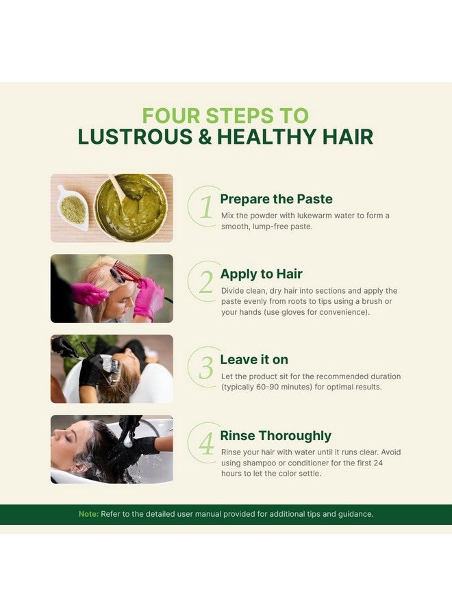 Radico Colour Me Organic Soft Black Hair Colour; 100% Organic made with natural herbs, Skin Allergy Safe, No Ammonia, No Parabens & No Chemicals, Globally Certified (Pack of 2) - Image 2