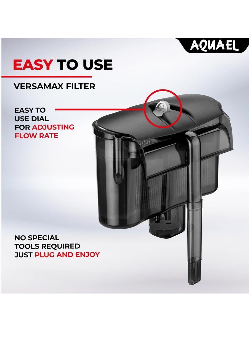 AQUARIUM Aquael VersaMax 2 External Filter [Max Flow:800 l/h] For 40-200 Litres Aquarium - Image 5