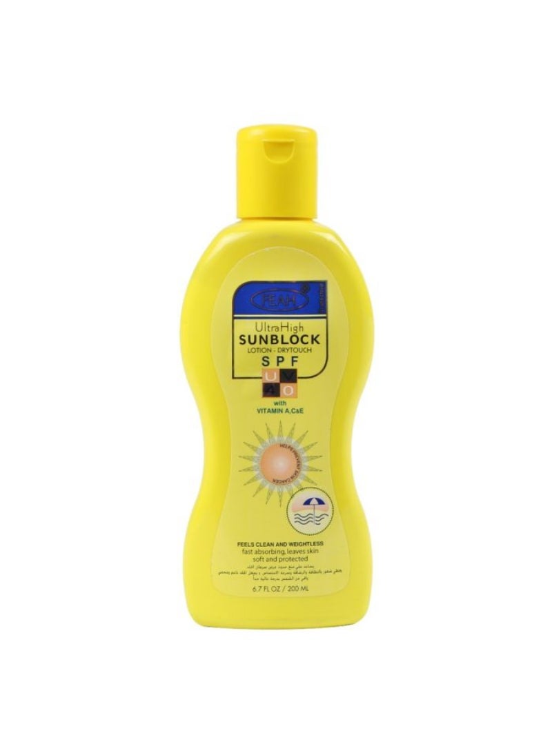 Feah Ultra High Sunblock Spf Uv 40 Dry Touch Lotion 170Ml