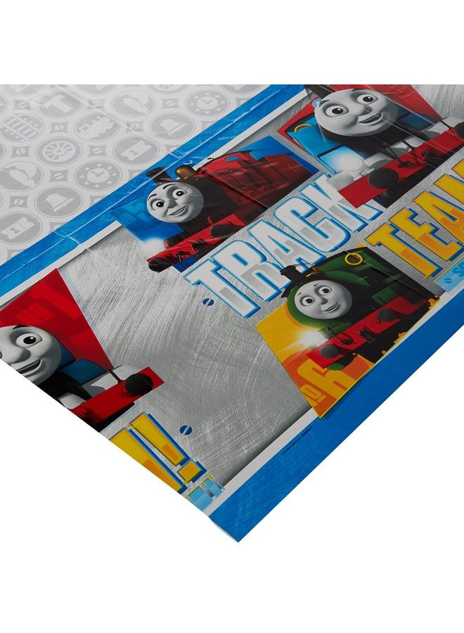 Amscan غطاء طاولة بلاستيكي توماس 54" × 96" 1 قطعة - Image 3