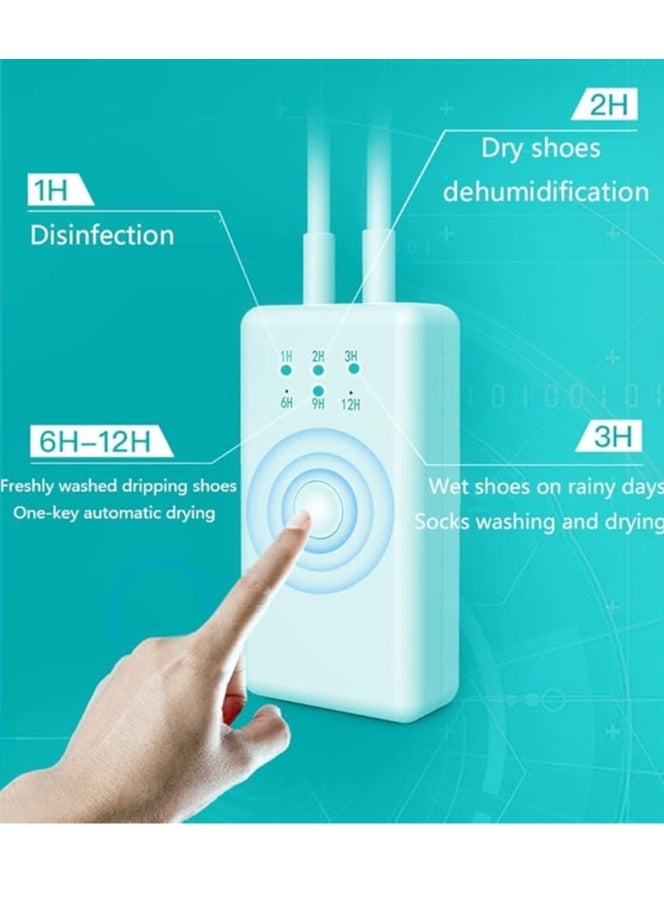 Shoe Dryer Adult-Foot Shaped Portable Foot Dryer with Timer, Shoe Dryer Heater Smart Constant Temperature Winter Household Essentials - Image 4