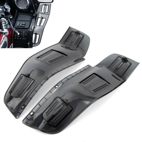 psler حاجب الرياح القابل للتعديل مع فتحات للتهوية لجولد وينغ GL1800 F6B 2001-2017، ملحقات PSLER لجناح الحماية من الهواء GL1800 F6B دخاني - Image 1