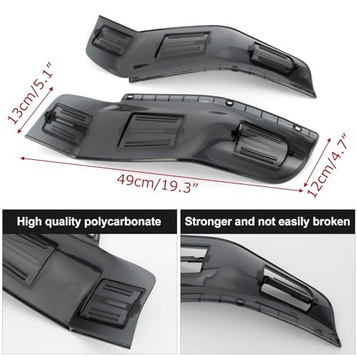 psler حاجب الرياح القابل للتعديل مع فتحات للتهوية لجولد وينغ GL1800 F6B 2001-2017، ملحقات PSLER لجناح الحماية من الهواء GL1800 F6B دخاني - Image 3