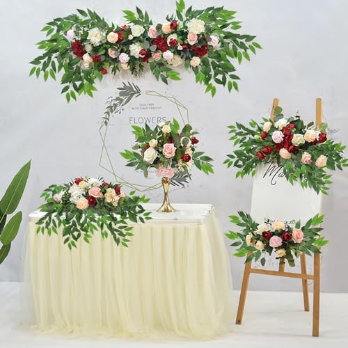 WONICE Artificial Italian Ruscus Greenery Stems, 20 Pack Faux Green Leaf Garland Branches Hanging Greenery Spray for Wedding Bouquet Arch Table Centerpiece Home Decor - Image 5