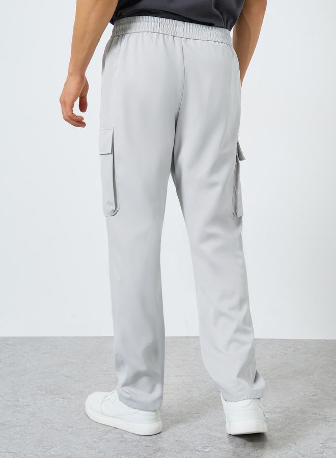 تايك تو بنطال كارجو برباط خصر للرجال - Image 4