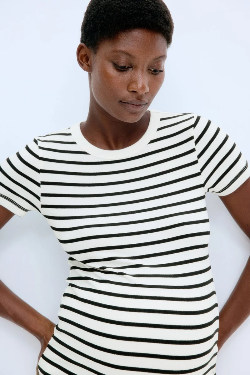 H&M Mama Ribbed Top