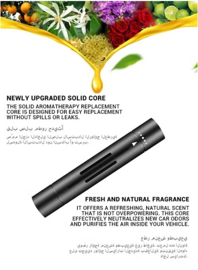 العربية: مُعطر هواء سيارة مع 3 أعواد عطرية (محيط، خزامى، ليمون) | تحكم في شدة الرائحة، تصميم صغير مناسب لجميع فتحات التهوية - Image 2